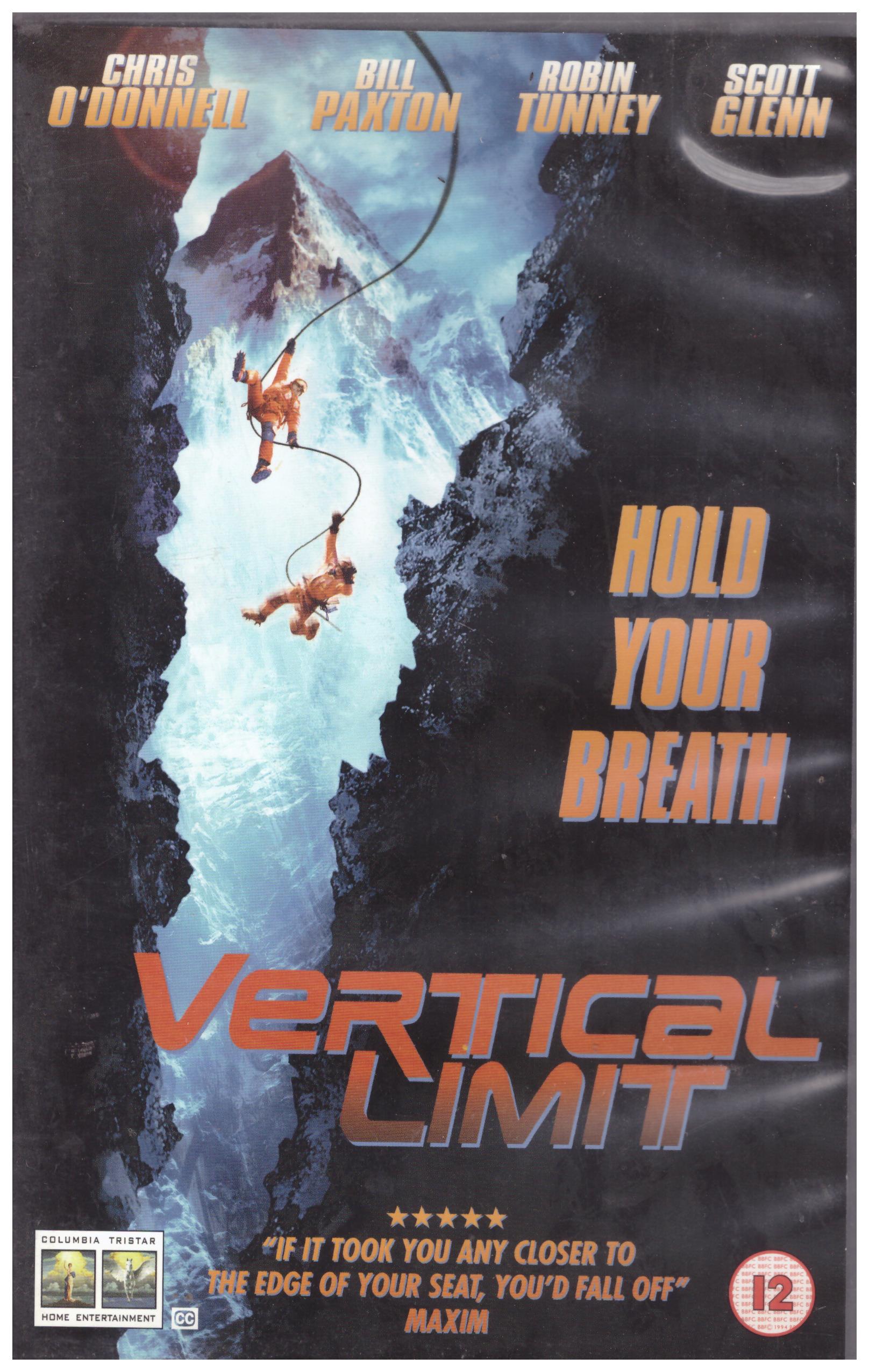 Vertical Limit VHS from Columbia Tristar Home Entertainment (CVS 30444B)