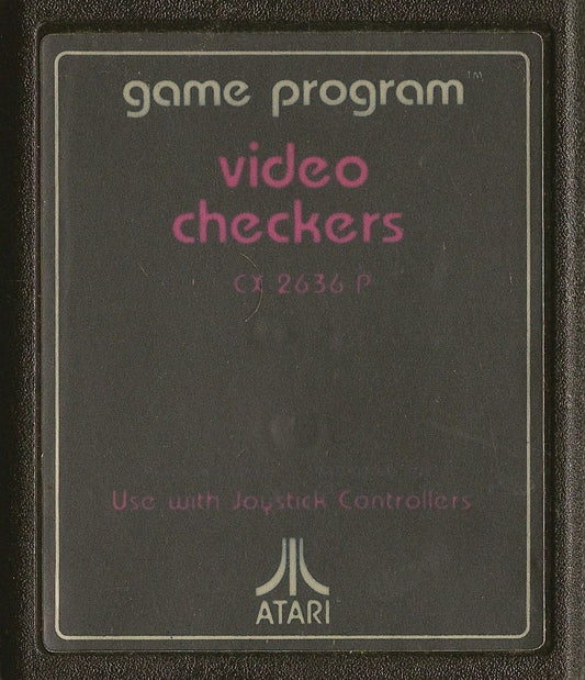 Video Checkers for Atari 2600/VCS from Atari