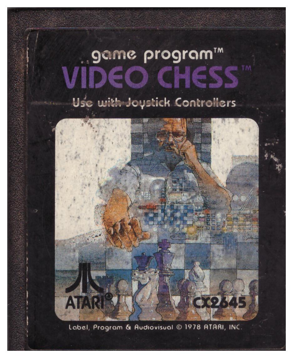 Video Chess for Atari 2600/VCS from Atari (CX2645)