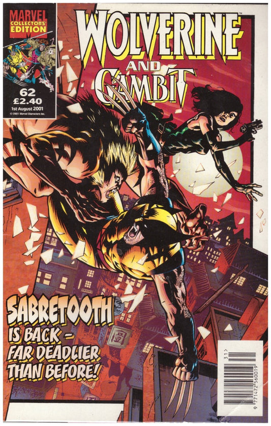 Wolverine And Gambit #62 from Marvel/Panini Comics UK