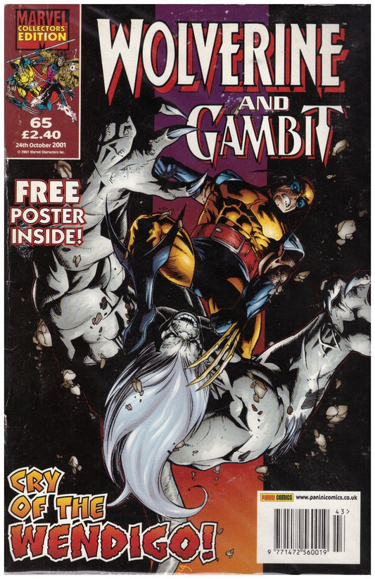 Wolverine And Gambit #65 from Marvel/Panini Comics UK