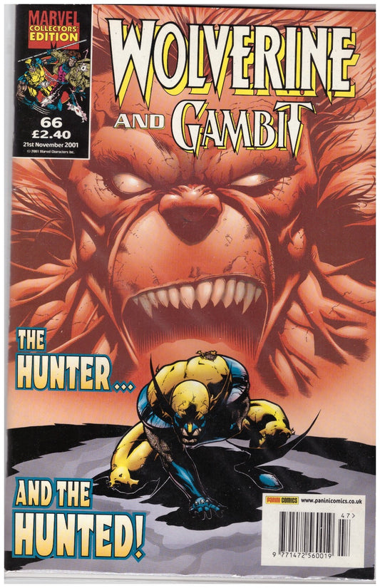 Wolverine And Gambit #66 from Marvel/Panini Comics UK