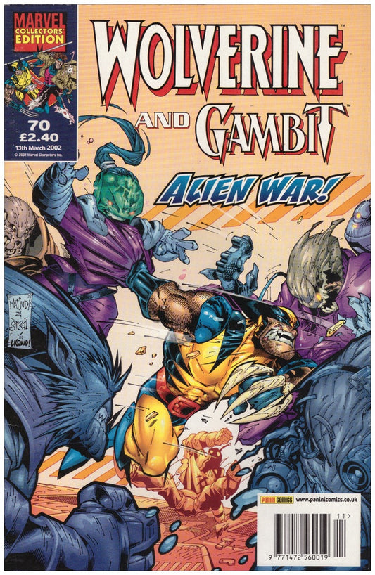 Wolverine And Gambit #70 from Marvel/Panini Comics UK