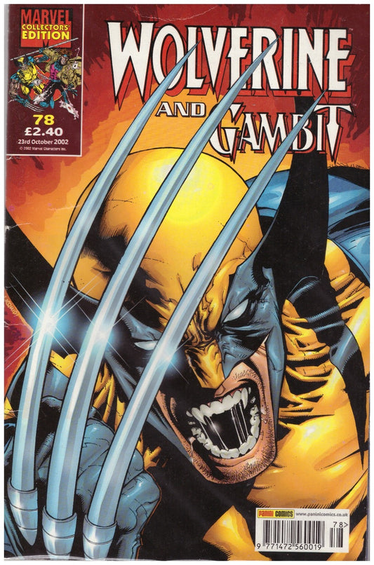 Wolverine And Gambit #78 from Marvel/Panini Comics UK