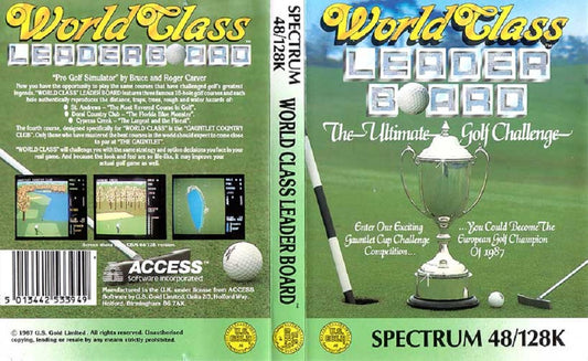 World Class Leaderboard for ZX Spectrum from U.S. Gold