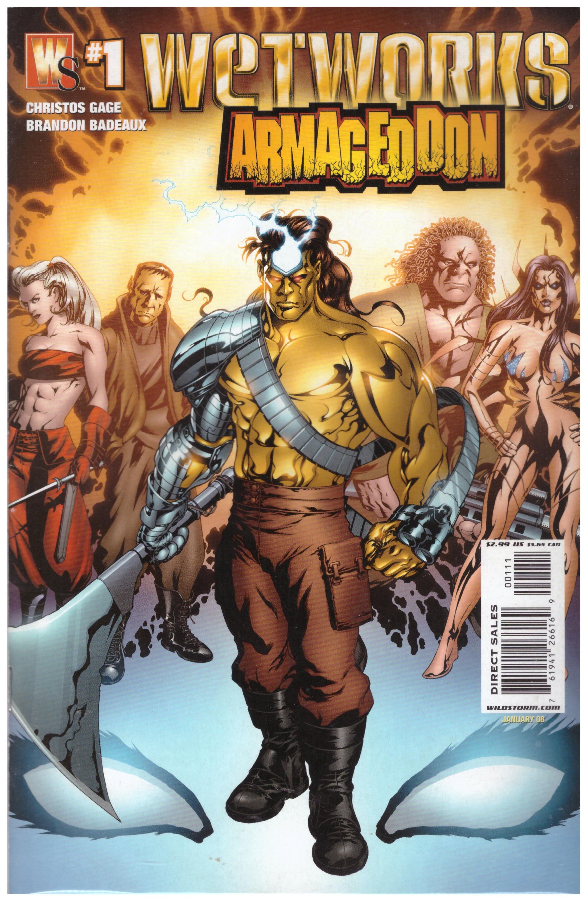 Wetworks Armageddon #1 Jan 08 from Wildstorm Comics