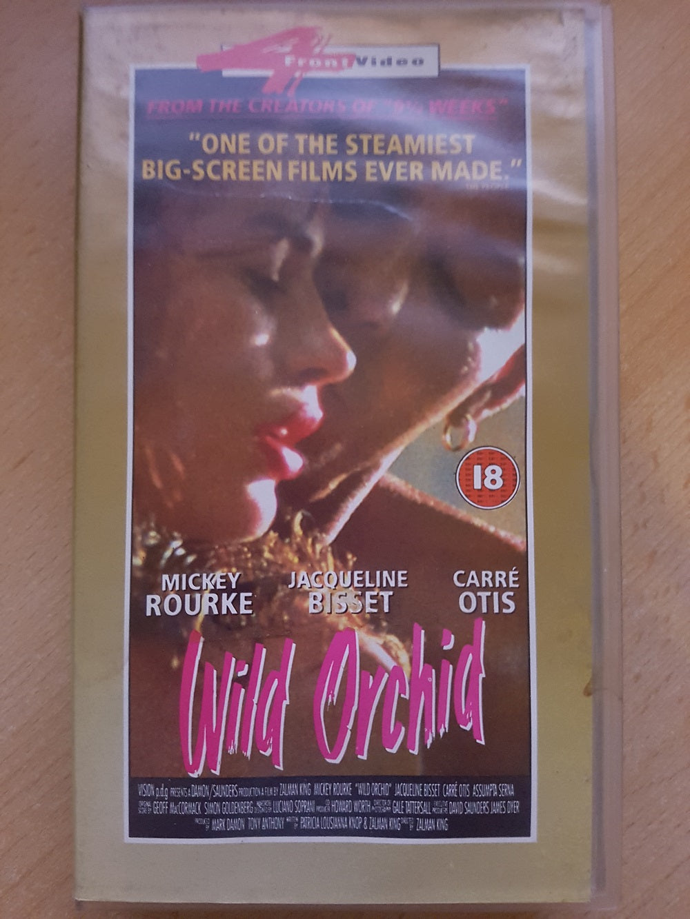 Wild Orchid VHS from 4 Front Video (085 892 3)