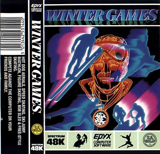 Winter Games for Spectrum by Epyx/U.S. Gold on Tape-1