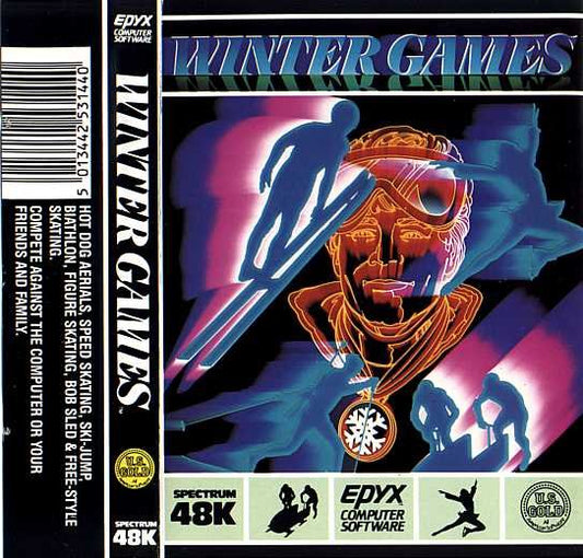 Winter Games for Spectrum by Epyx/U.S. Gold on Tape-1