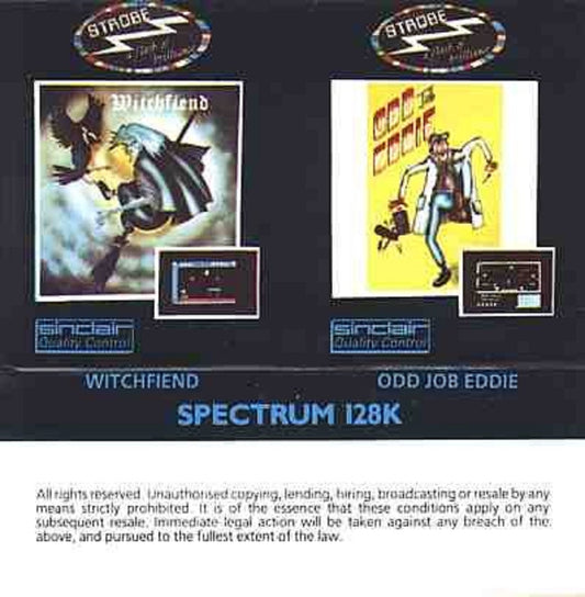 Witchfiend/Odd Job Eddie for ZX Spectrum from Strobe