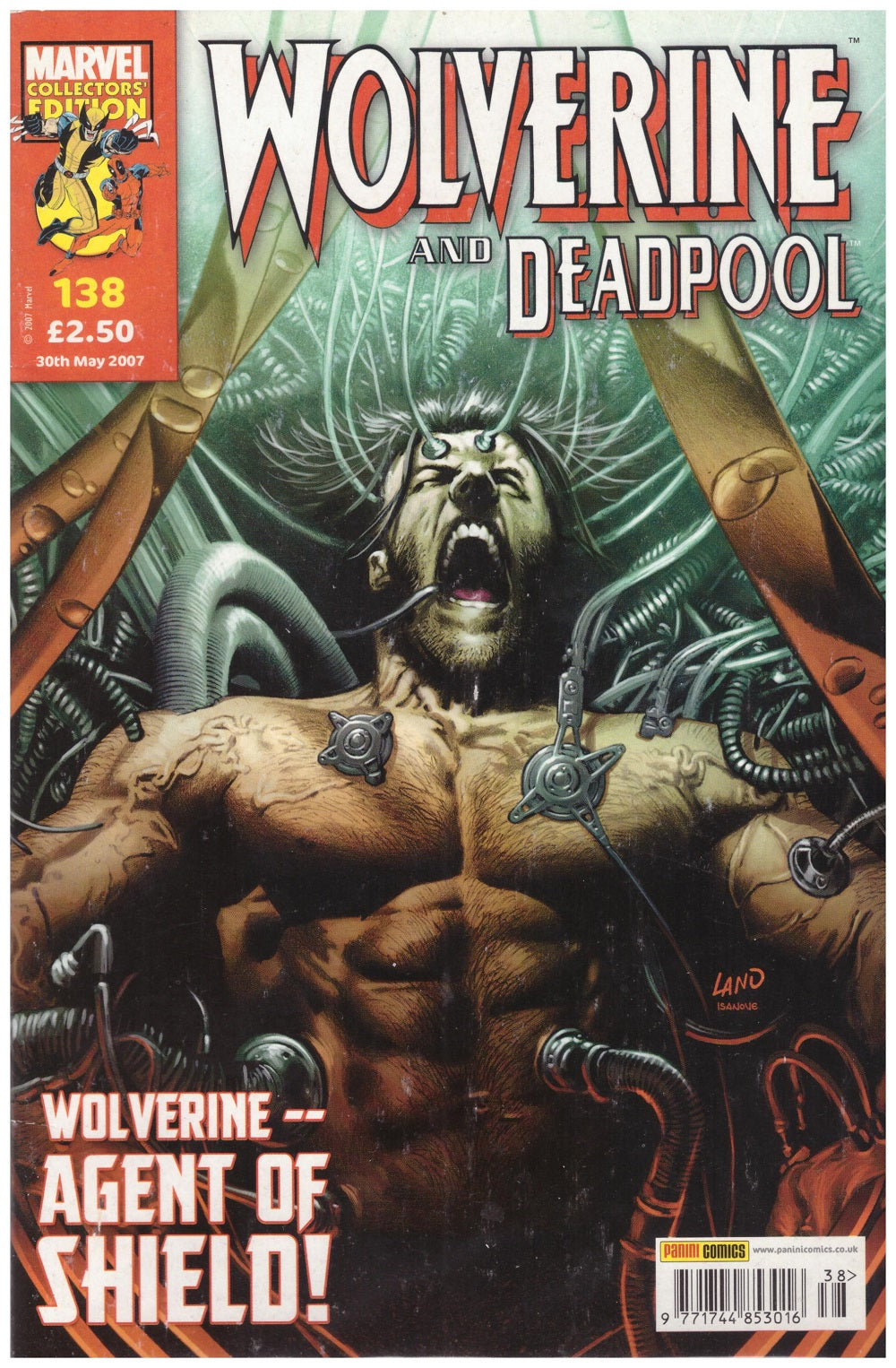 Wolverine And Deadpool #138, Marvel/Panini Comics UK, May 2007 Wolverine comic