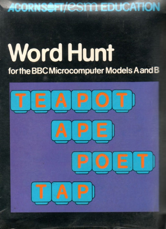 Word Hunt for BBC Micro from AcornSoft