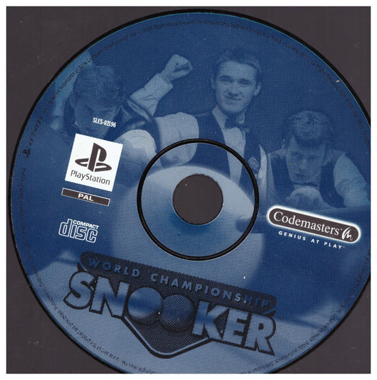 World Championship Snooker PAL for Sony Playstation 1/PS1 from CodeMasters