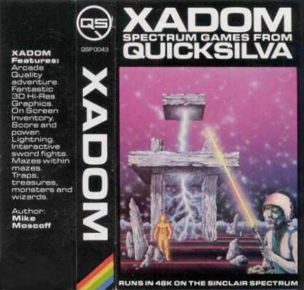 Xadom for ZX Spectrum from Quicksilva