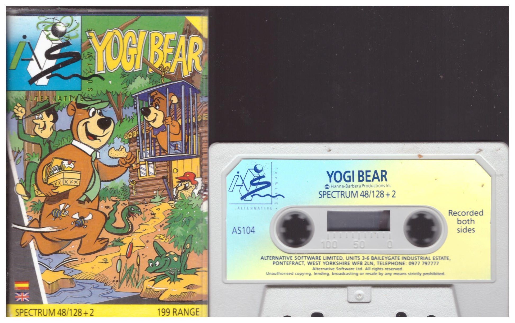 Yogi Bear for ZX Spectrum from Alternative Software (AS104)