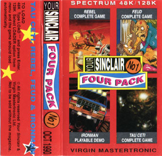 Your Sinclair Four Pack No 1 for Spectrum by Your Sinclair Magazine on Tape