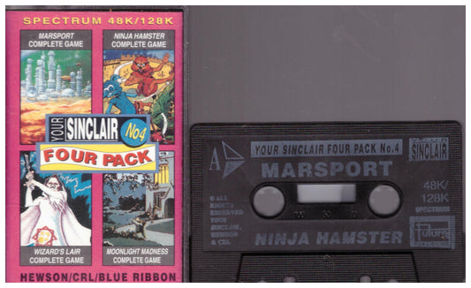 Your Sinclair Issue 62 Four Pack No. 4 Feb 1991 Covertape for ZX Spectrum