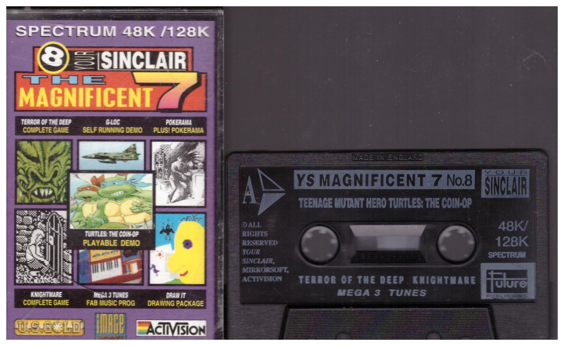 Your Sinclair Issue 71: Magnificent Seven 8 Nov 91 Covertape for ZX Spectrum