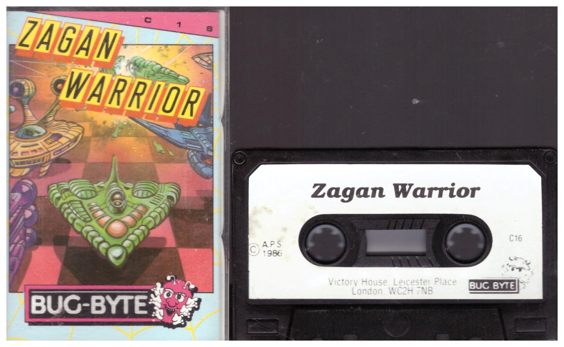 Zagan Warrior for Commodore 16/Plus 4 from Bug-Byte (BBC087)